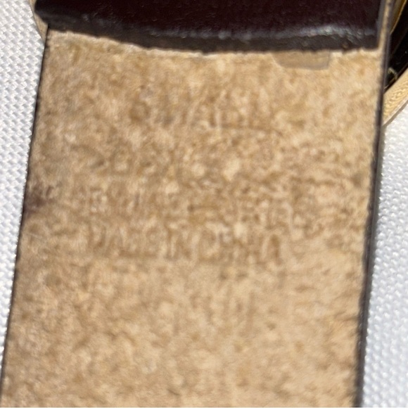Women’s Dark Brown Leather Belt Size Small main image 5